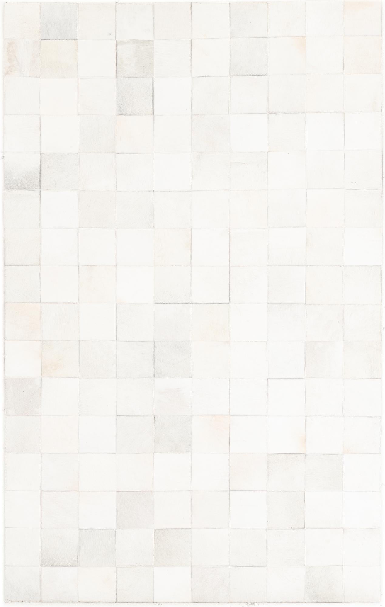 5' x 8' Cowhide Leather Rug