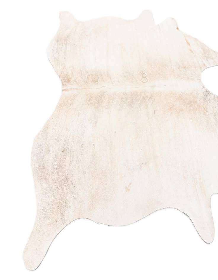 Detail image of 5' 2 x 6' 8 Cowhide Leather Rug
