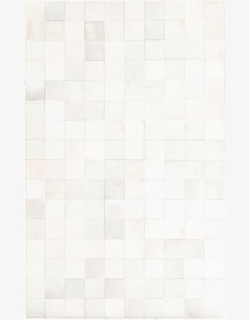 5' x 8' Cowhide Leather Rug