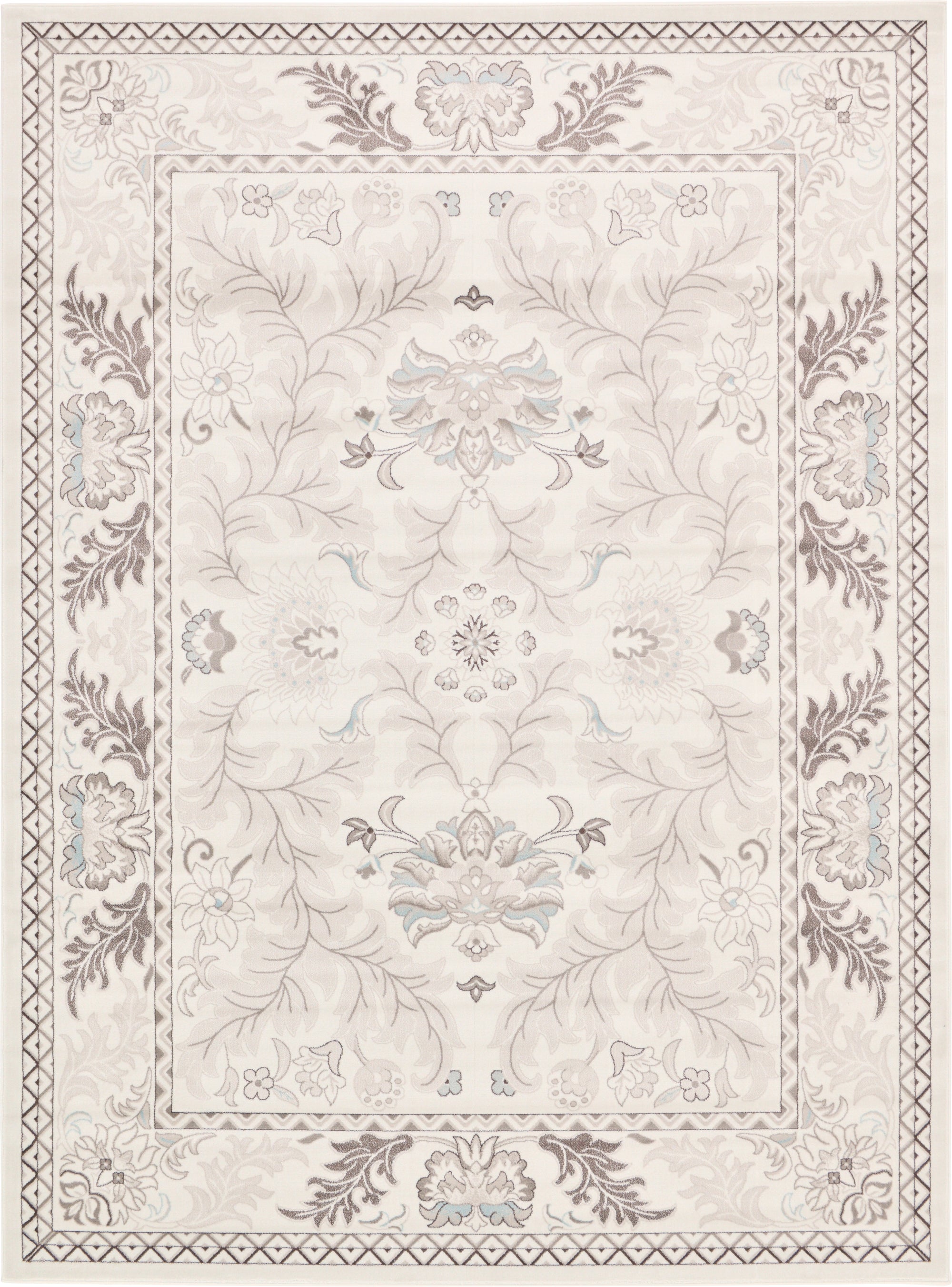 9' 10 x 13' 2 Damask Rug