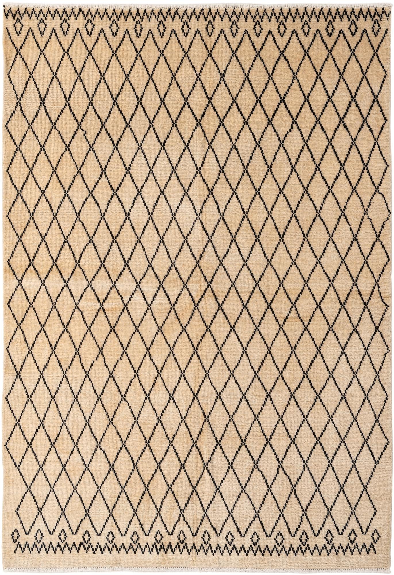 5' 2 x 7' 5 Hand Knotted Darya Wool Rug