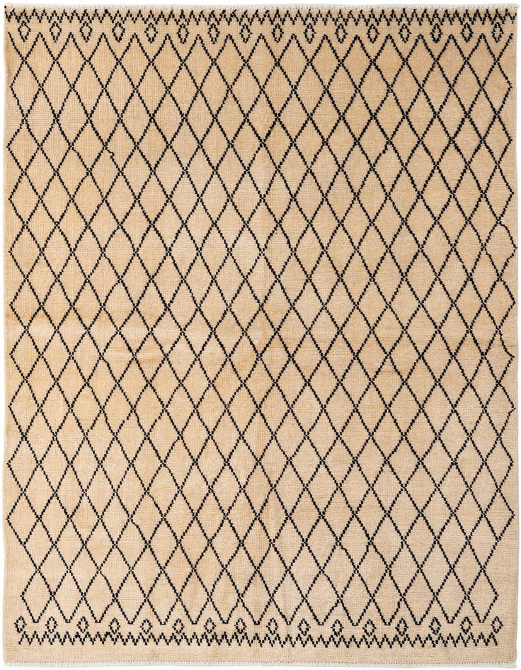 Detail image of 5' 2 x 7' 5 Hand Knotted Darya Wool Rug