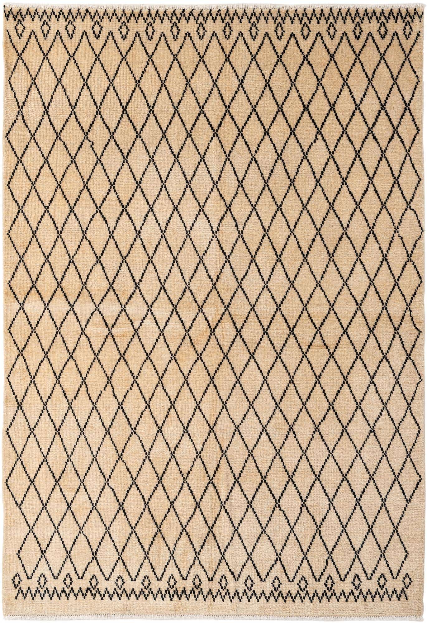 5' 2 x 7' 5 Hand Knotted Darya Wool Rug