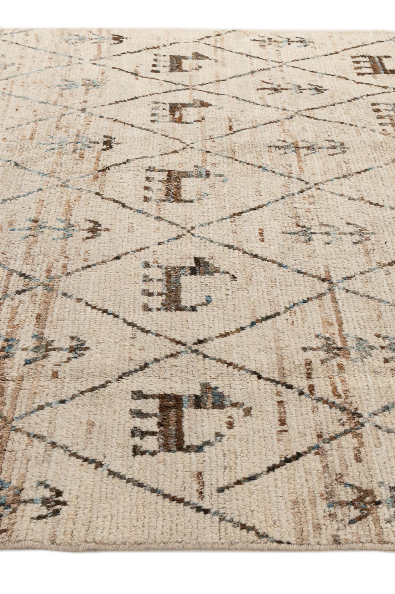6' 8 x 9' 2 Hand Knotted Darya Wool Rug