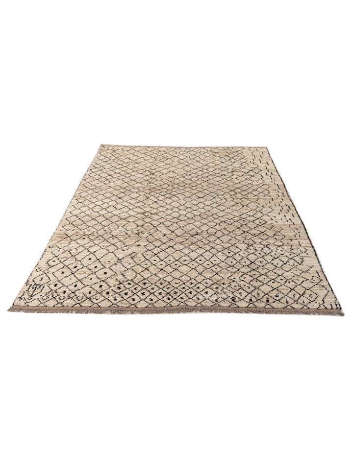 6' 6 x 9' 8 Hand Knotted Darya Wool Rug