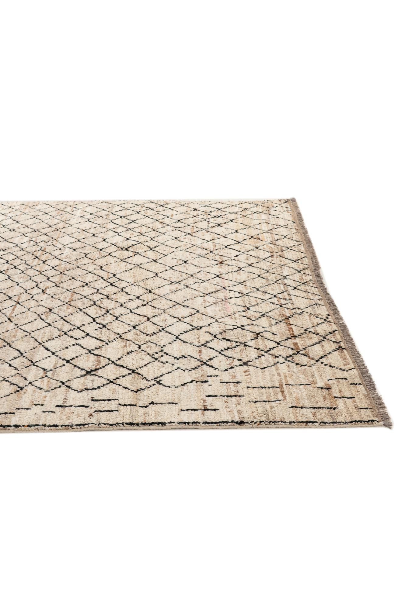 6' 6 x 9' 8 Hand Knotted Darya Wool Rug
