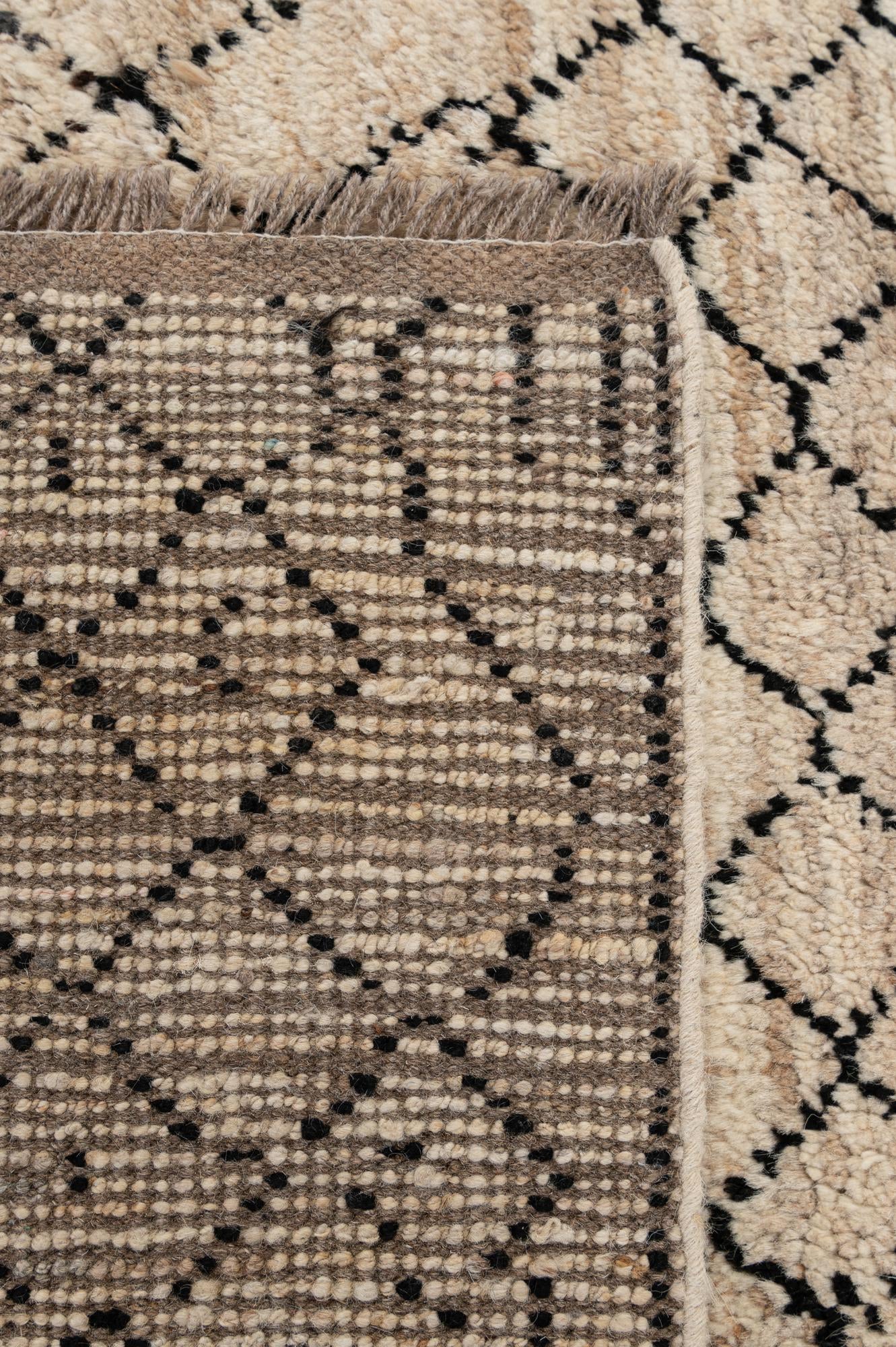 6' 6 x 9' 8 Hand Knotted Darya Wool Rug
