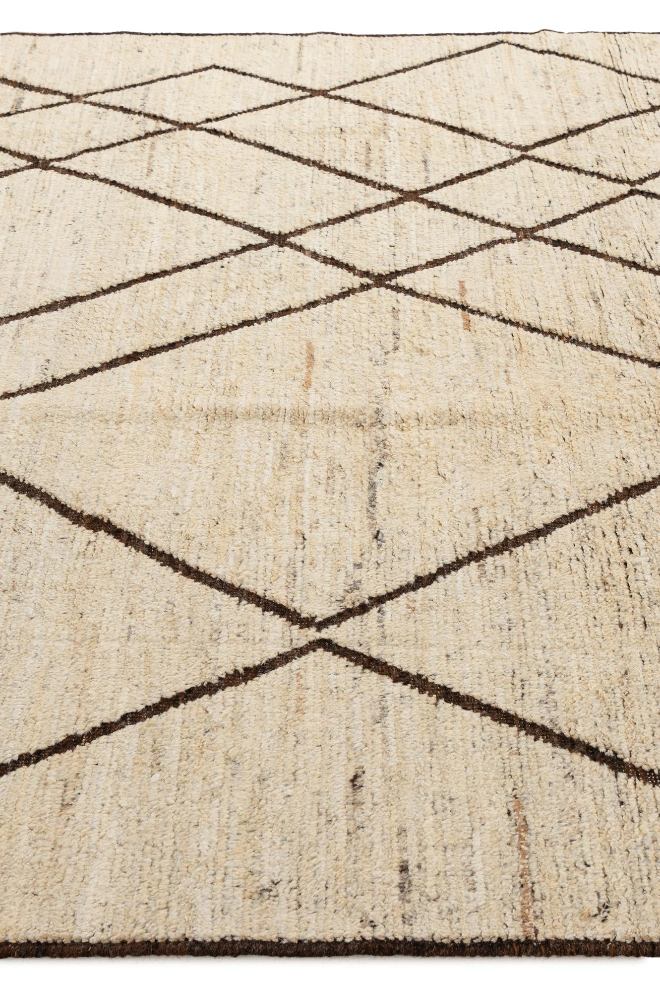 6' 9 x 9' 9 Hand Knotted Darya Wool Rug