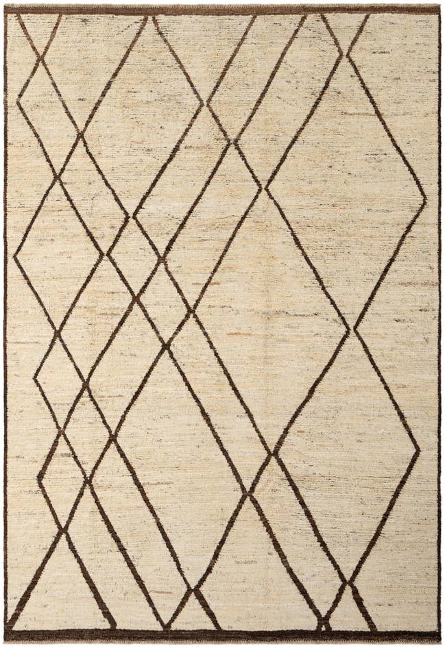 Detail image of 6' 9 x 9' 9 Hand Knotted Darya Wool Rug