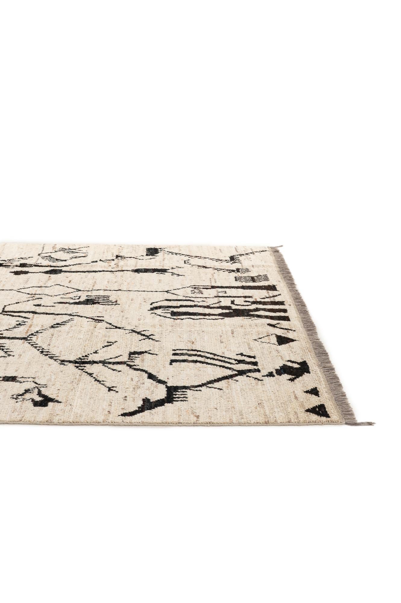 6' 8 x 9' 9 Hand Knotted Darya Wool Rug