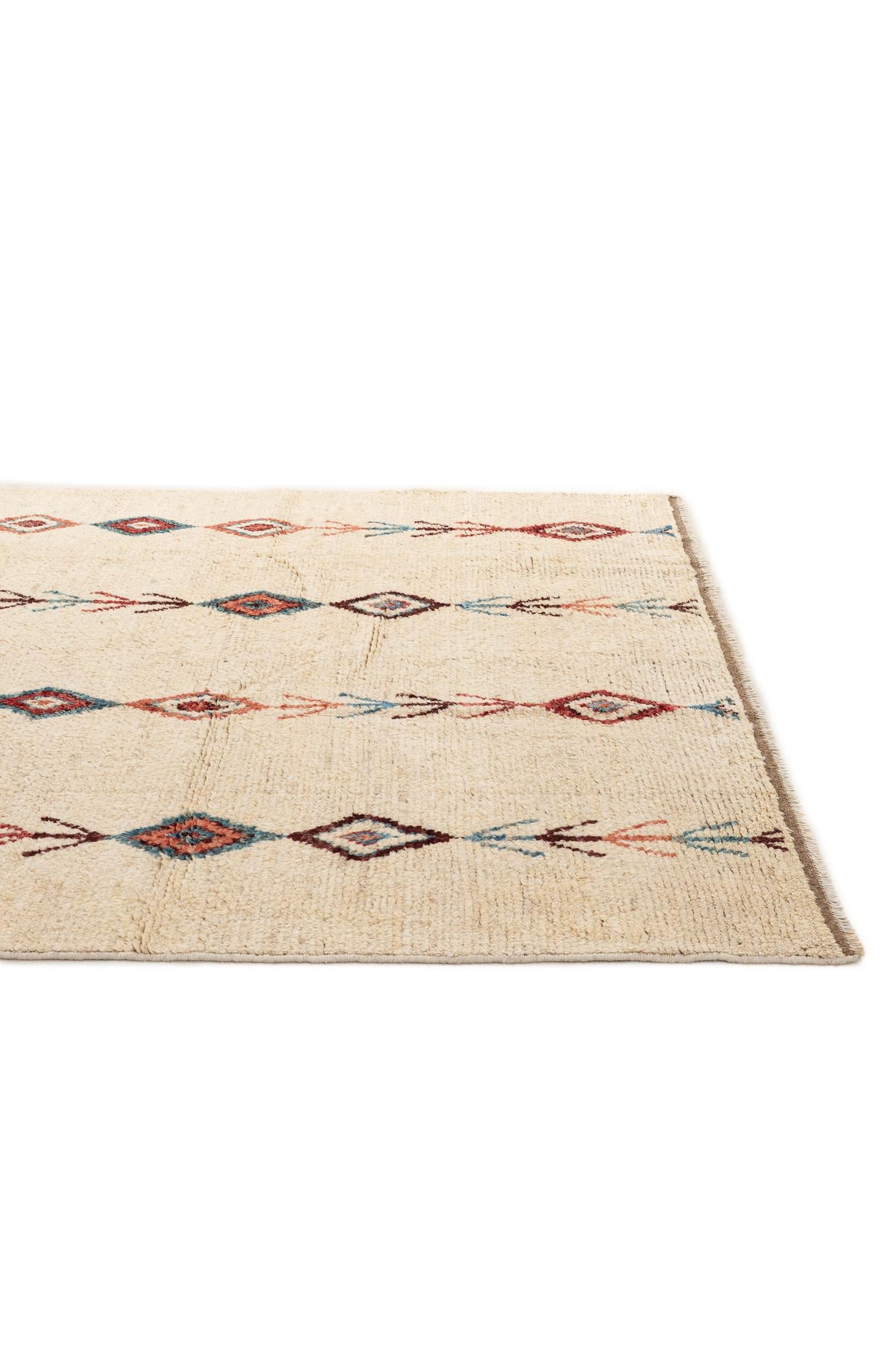 6' 8 x 9' 8 Hand Knotted Darya Wool Rug