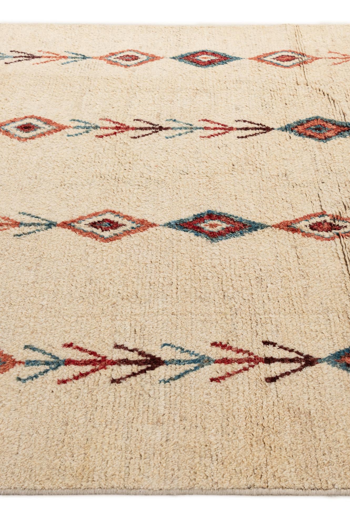 6' 8 x 9' 8 Hand Knotted Darya Wool Rug