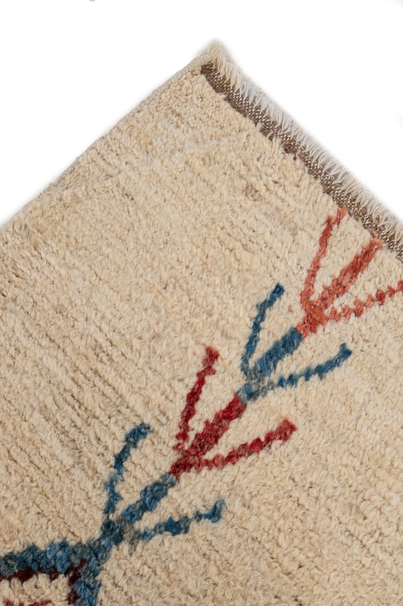 6' 8 x 9' 8 Hand Knotted Darya Wool Rug