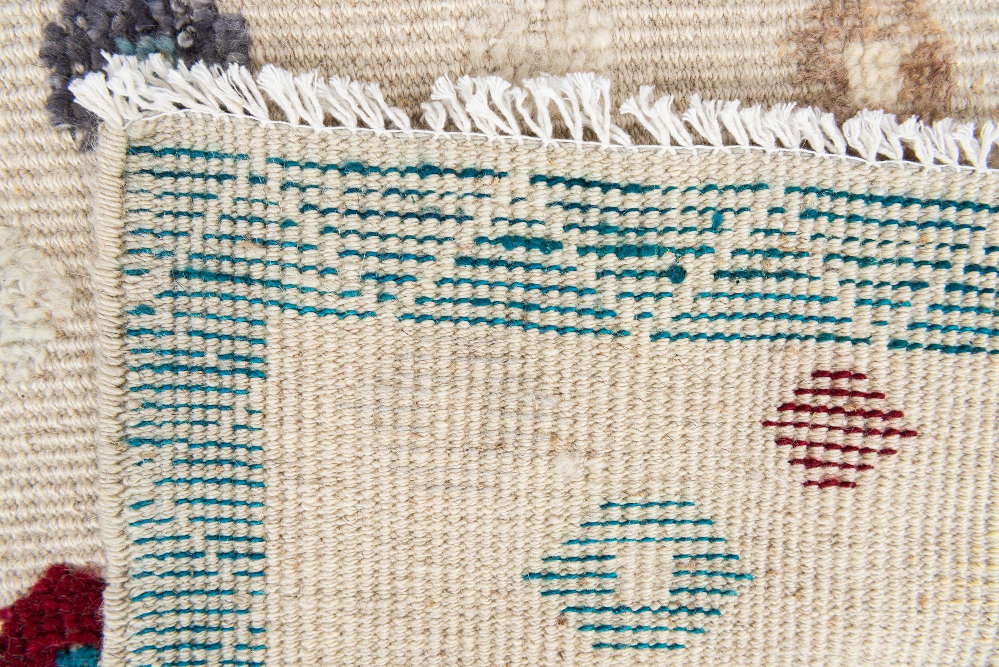 10' x 14' 5 Hand Knotted Darya Wool Rug