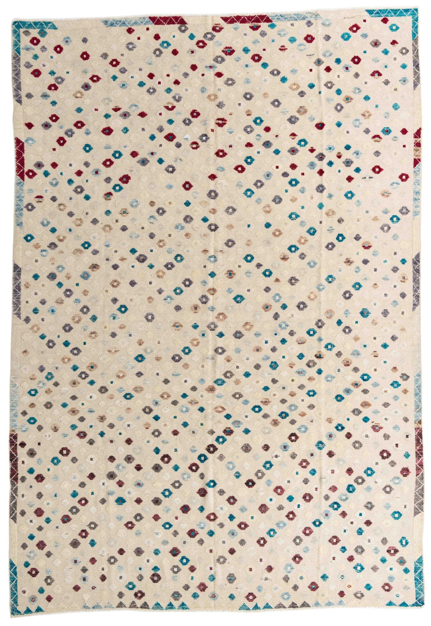 10' x 14' 5 Hand Knotted Darya Wool Rug