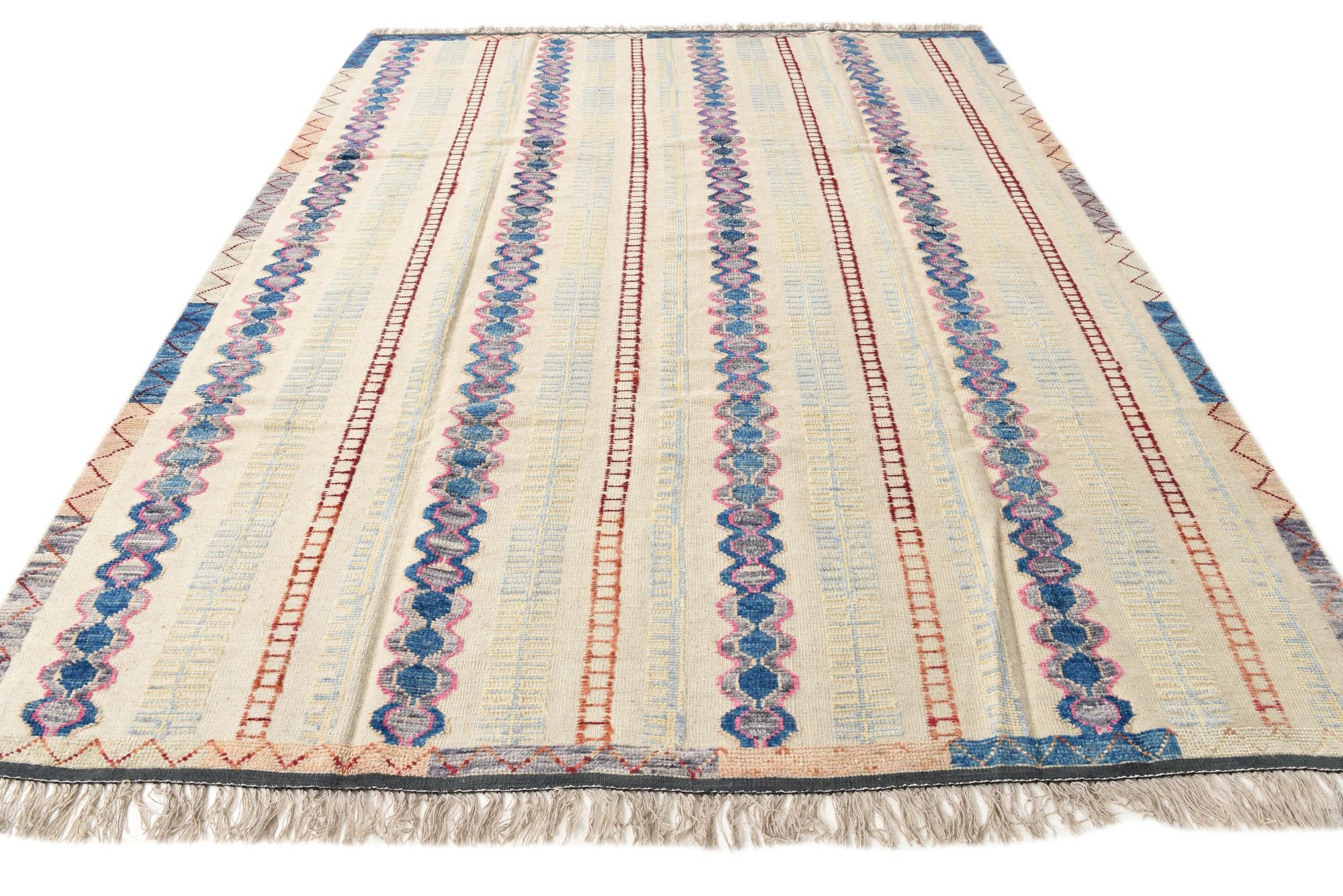 8' 2 x 10' 3 Hand Knotted Darya Wool Rug