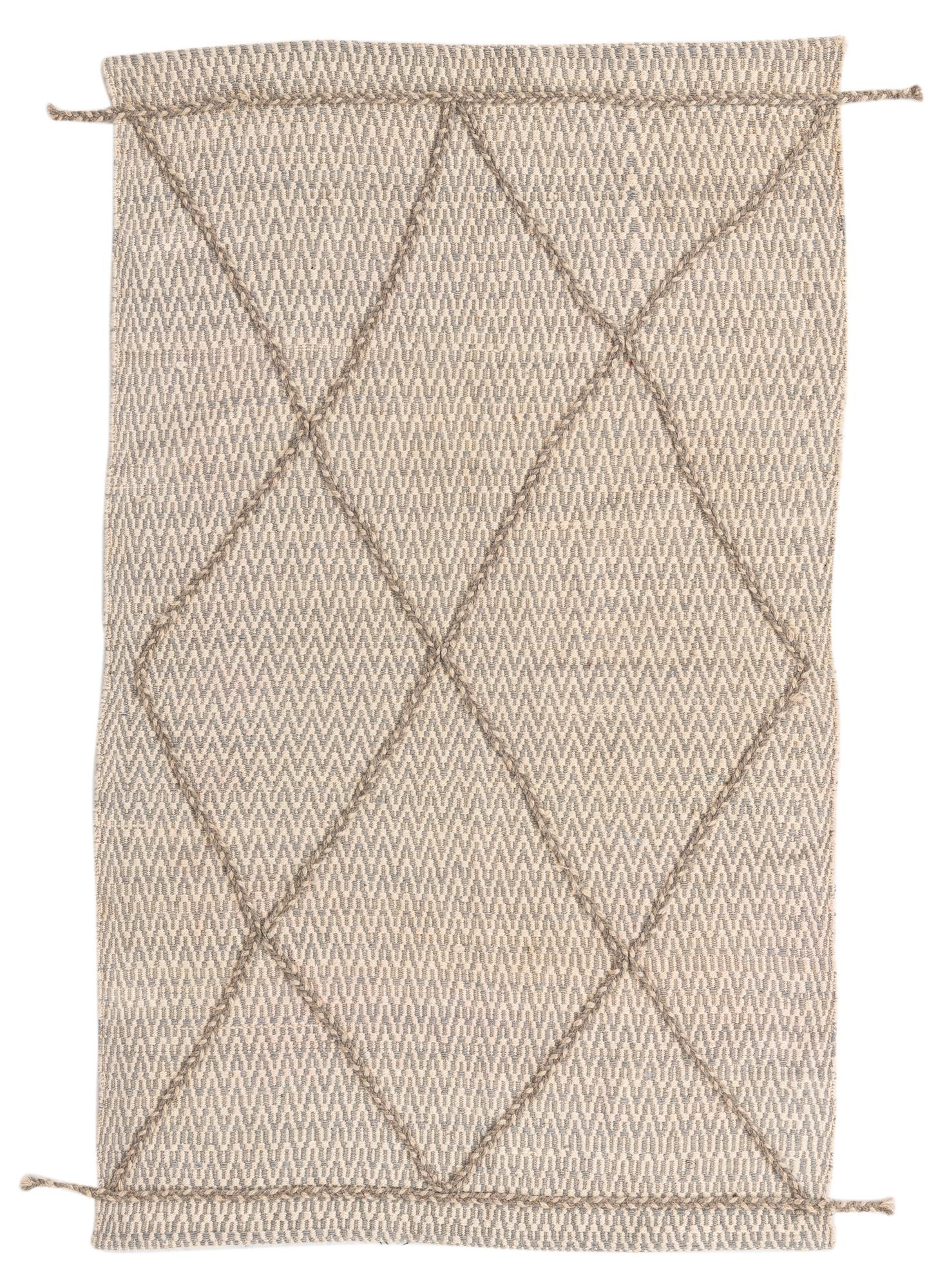 3' 9 x 6' 1 Hand Knotted Darya Wool Rug