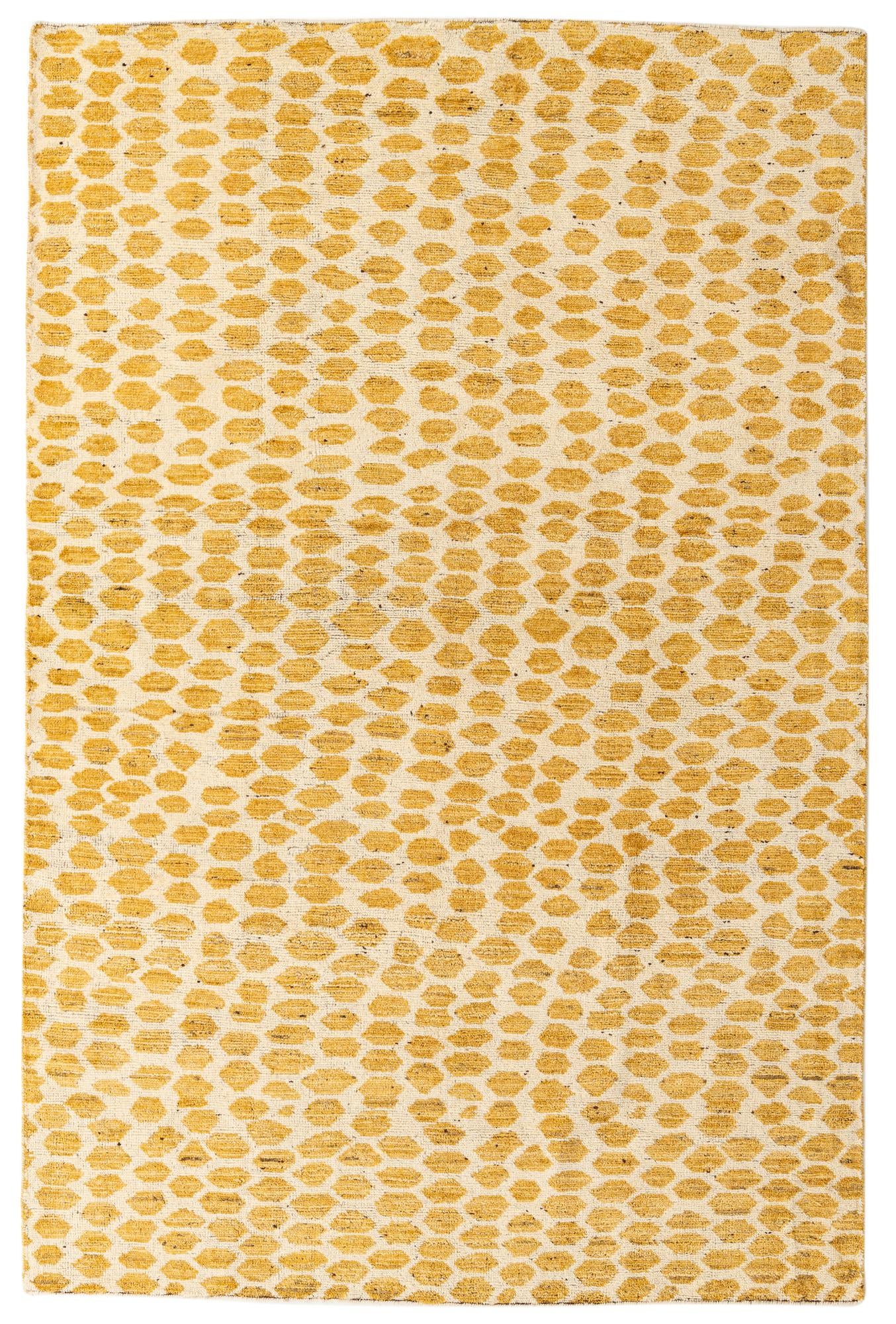 6' 1 x 9' 3 Hand Knotted Darya Wool Rug