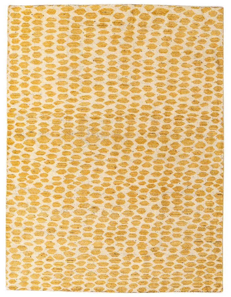 Detail image of 6' 1 x 9' 3 Hand Knotted Darya Wool Rug
