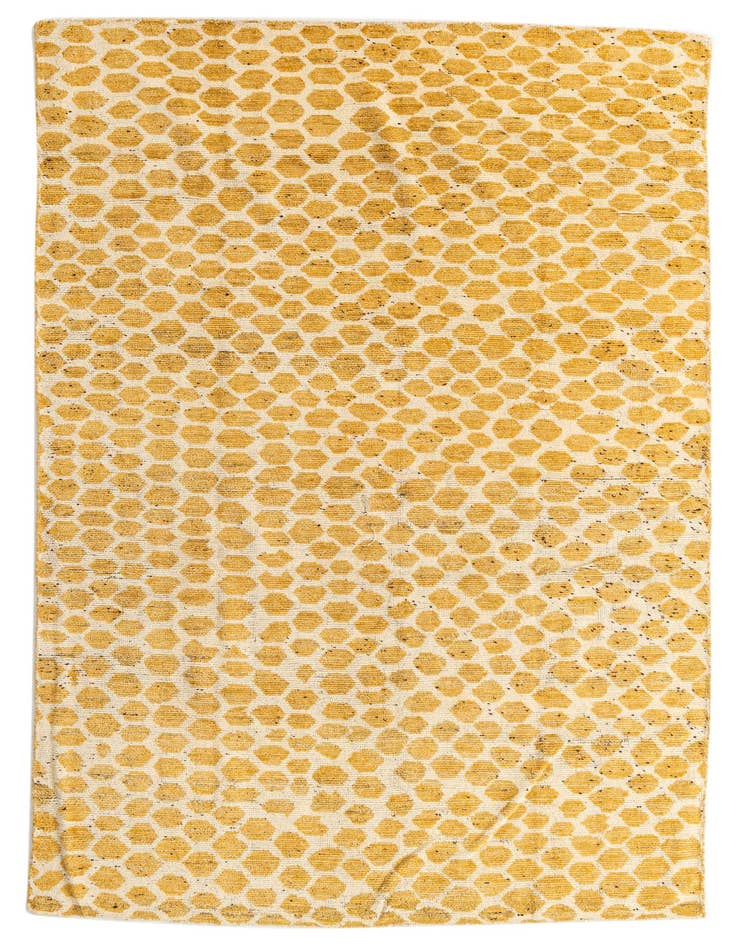 Detail image of 5' 10 x 9' 3 Hand Knotted Darya Wool Rug