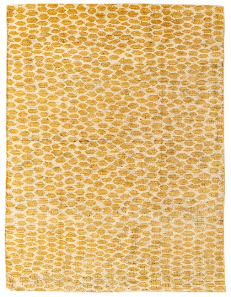 Detail image of 6' 1 x 9' 3 Hand Knotted Darya Wool Rug
