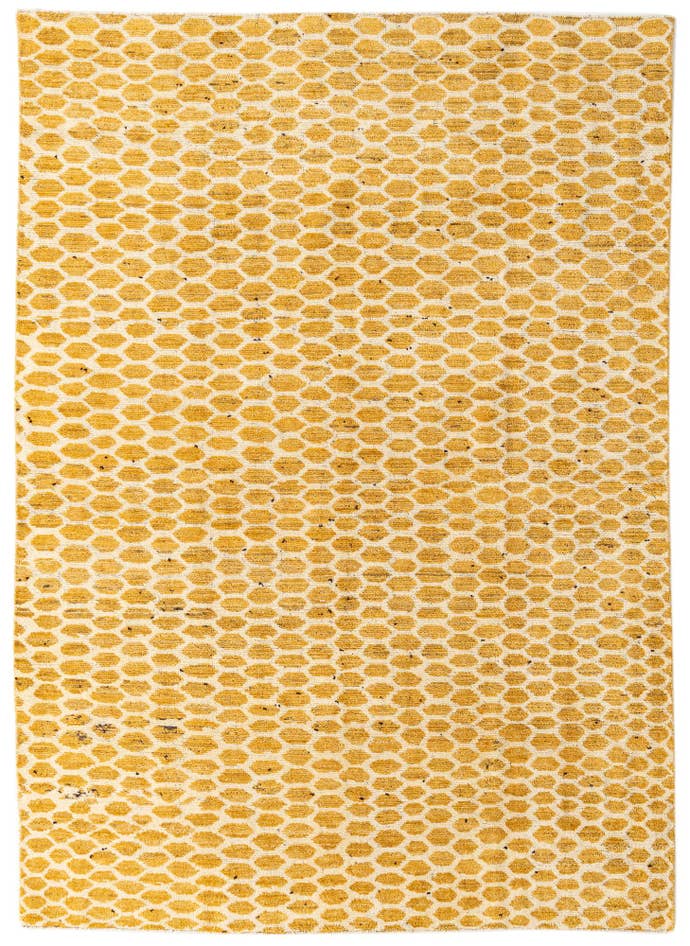Detail image of 6' 1 x 8' 7 Hand Knotted Darya Wool Rug
