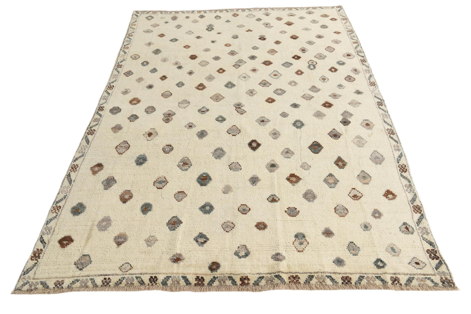 5' 10 x 8' Hand Knotted Darya Wool Rug