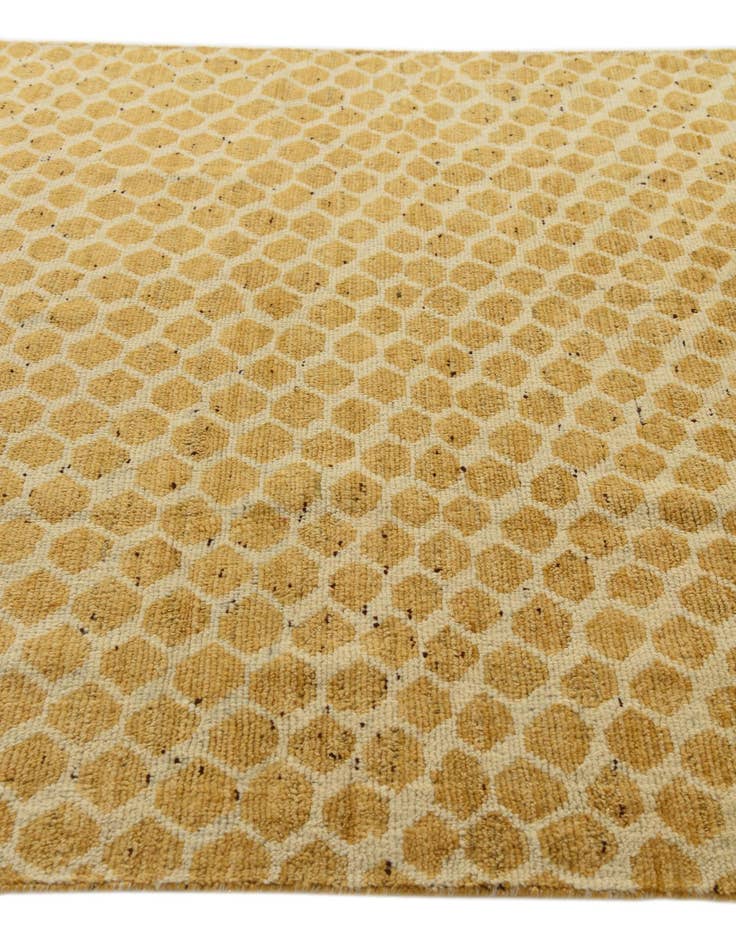 Detail image of 5' 10 x 9'  Hand Knotted Darya Wool Rug