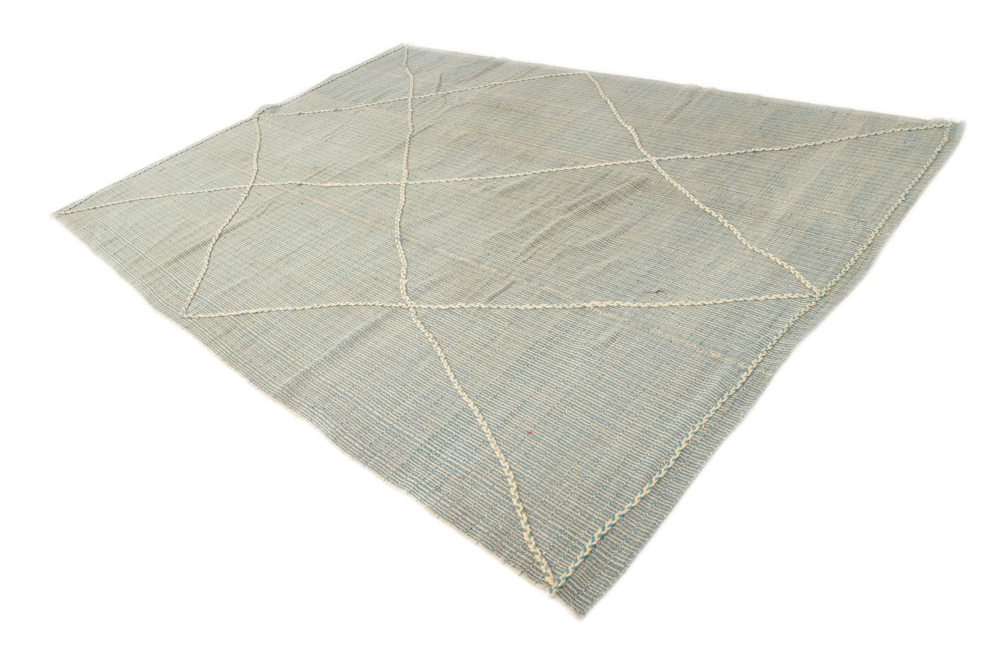 8' 8 x 11' 10 Hand Knotted Darya Wool Rug