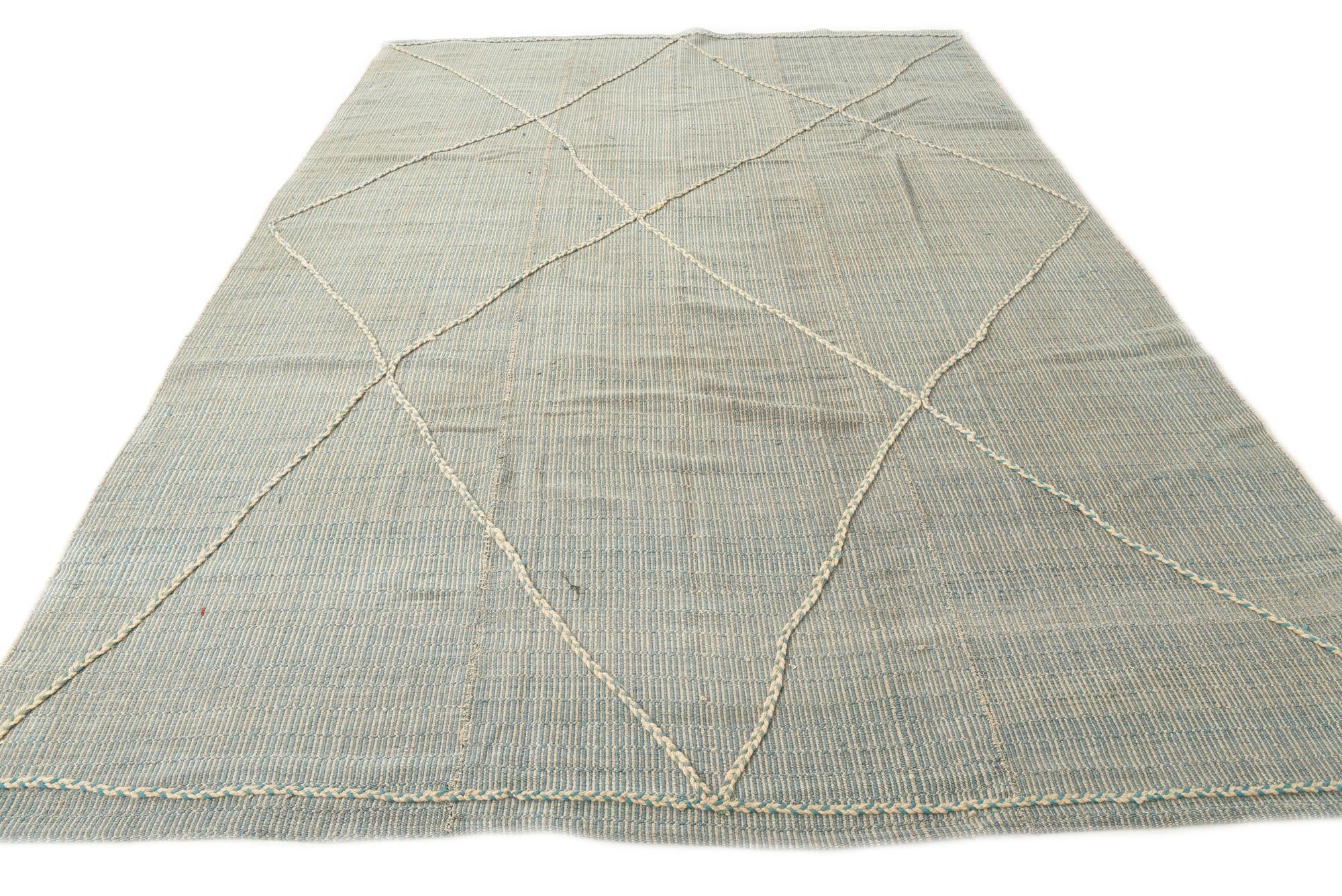8' 8 x 11' 10 Hand Knotted Darya Wool Rug