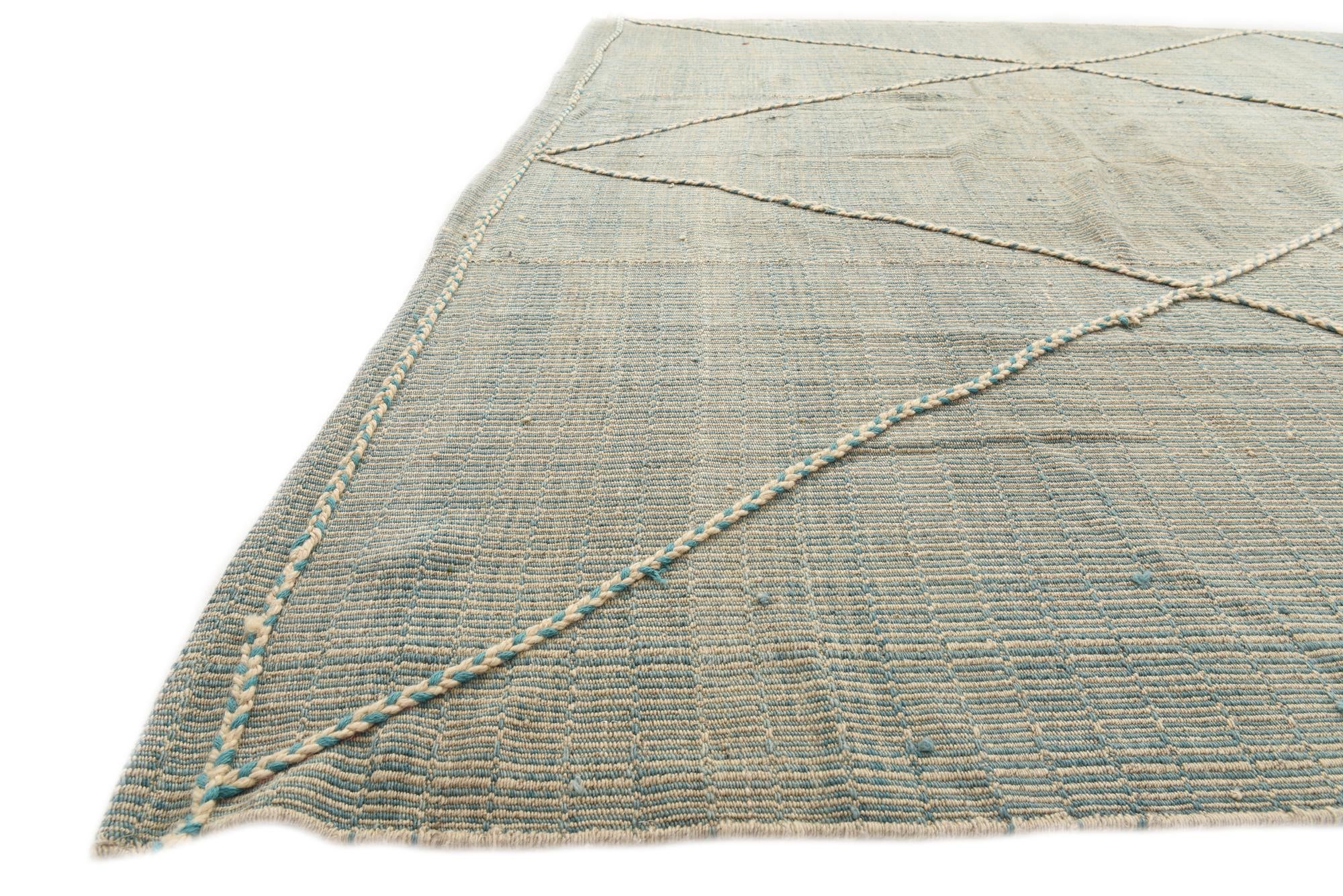 8' 8 x 11' 10 Hand Knotted Darya Wool Rug