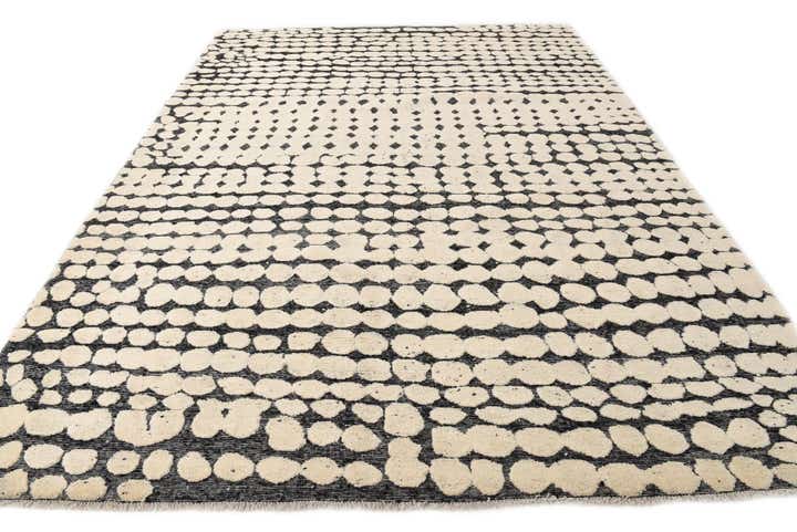 8' 10 x 12' 2 Hand Knotted Darya Wool Rug