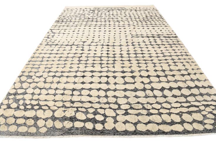 Detail image of 8' 11 x 13' Hand Knotted Darya Wool Rug