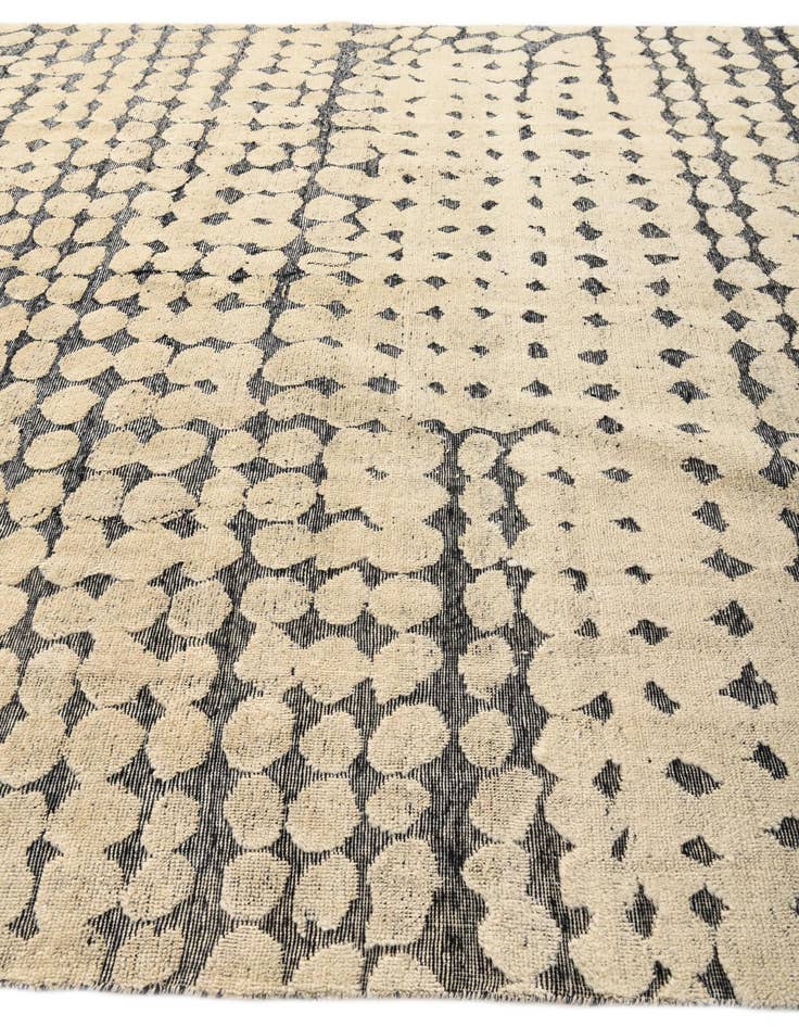 Detail image of 8' 11 x 13'  Hand Knotted Darya Wool Rug