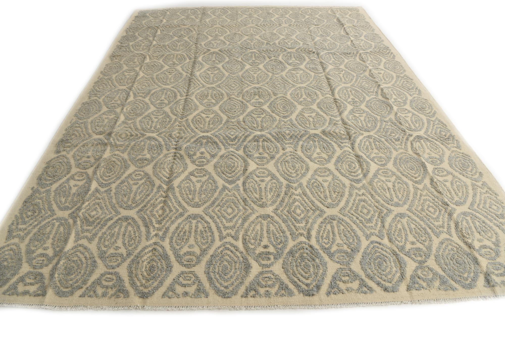 9' 2 x 12' 4 Hand Knotted Darya Wool Rug