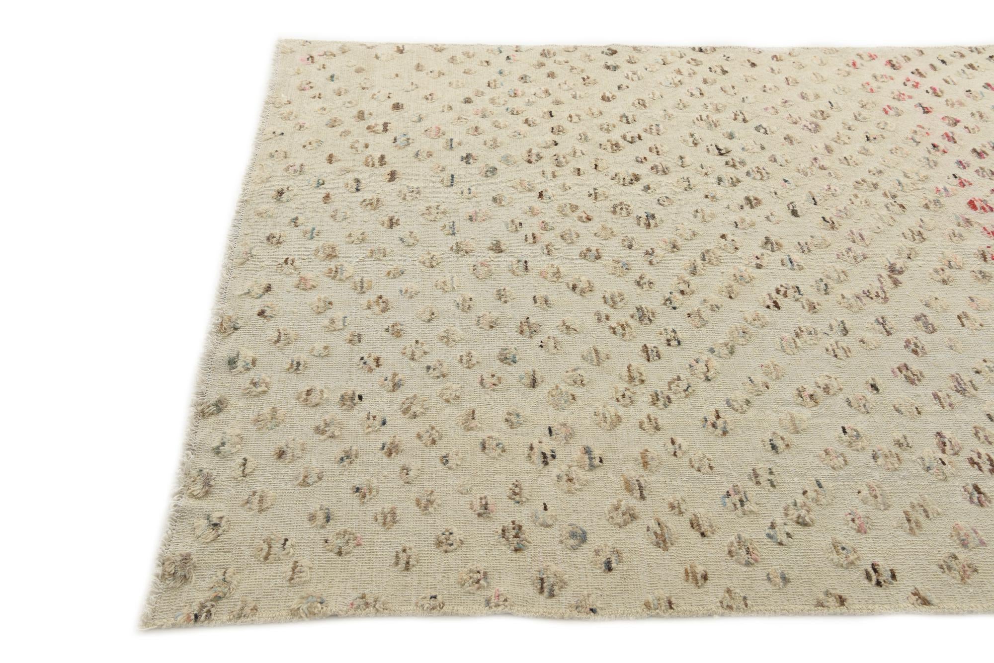 6' 6 x 9' 1 Hand Knotted Darya Wool Rug
