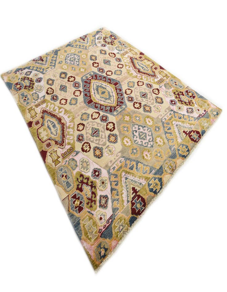 Detail image of 7' 10 x 9' 9 Hand Knotted Darya Rug