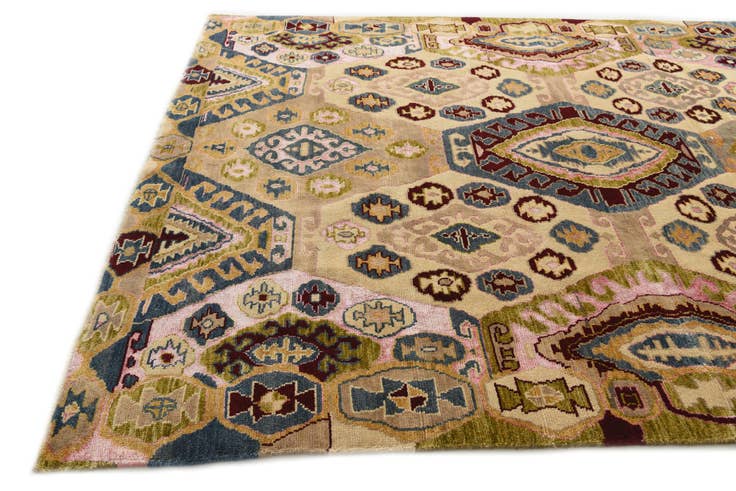 Detail image of 7' 10 x 9' 9 Hand Knotted Darya Rug