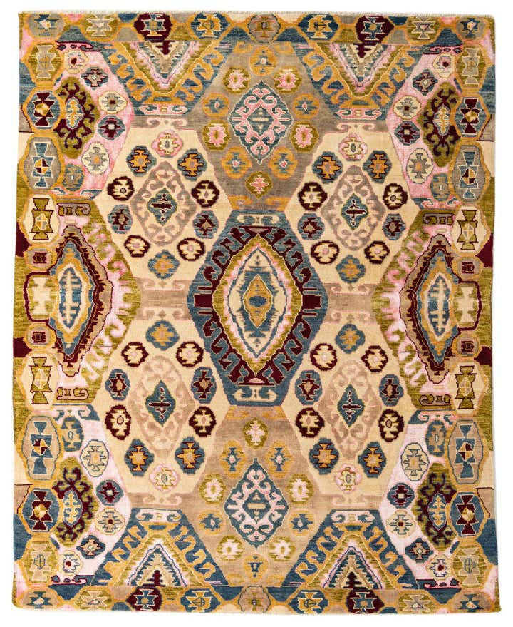 7' 10 x 9' 9 Hand Knotted Darya Rug