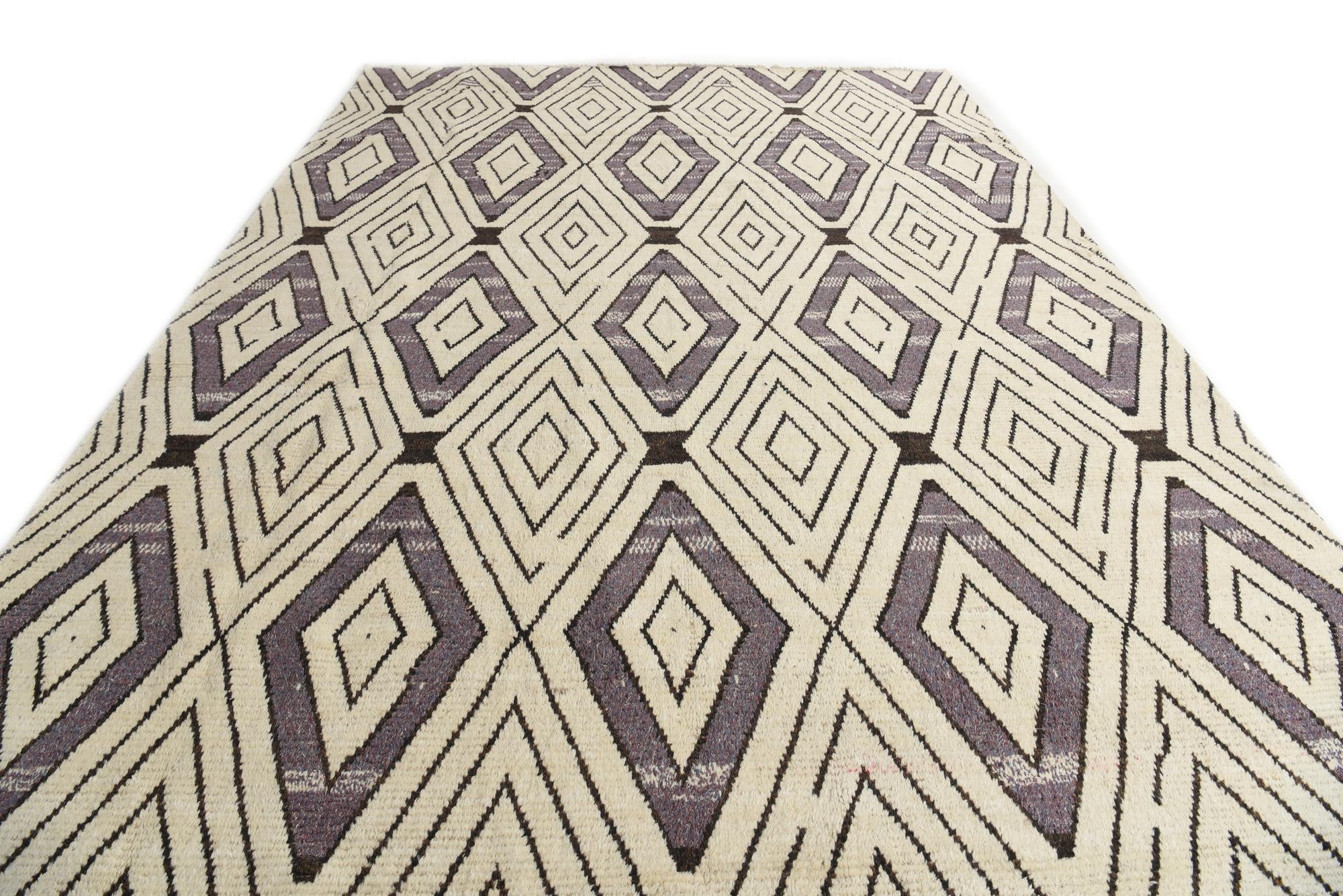 10' 1 x 14' 5 Hand Knotted Darya Wool Rug