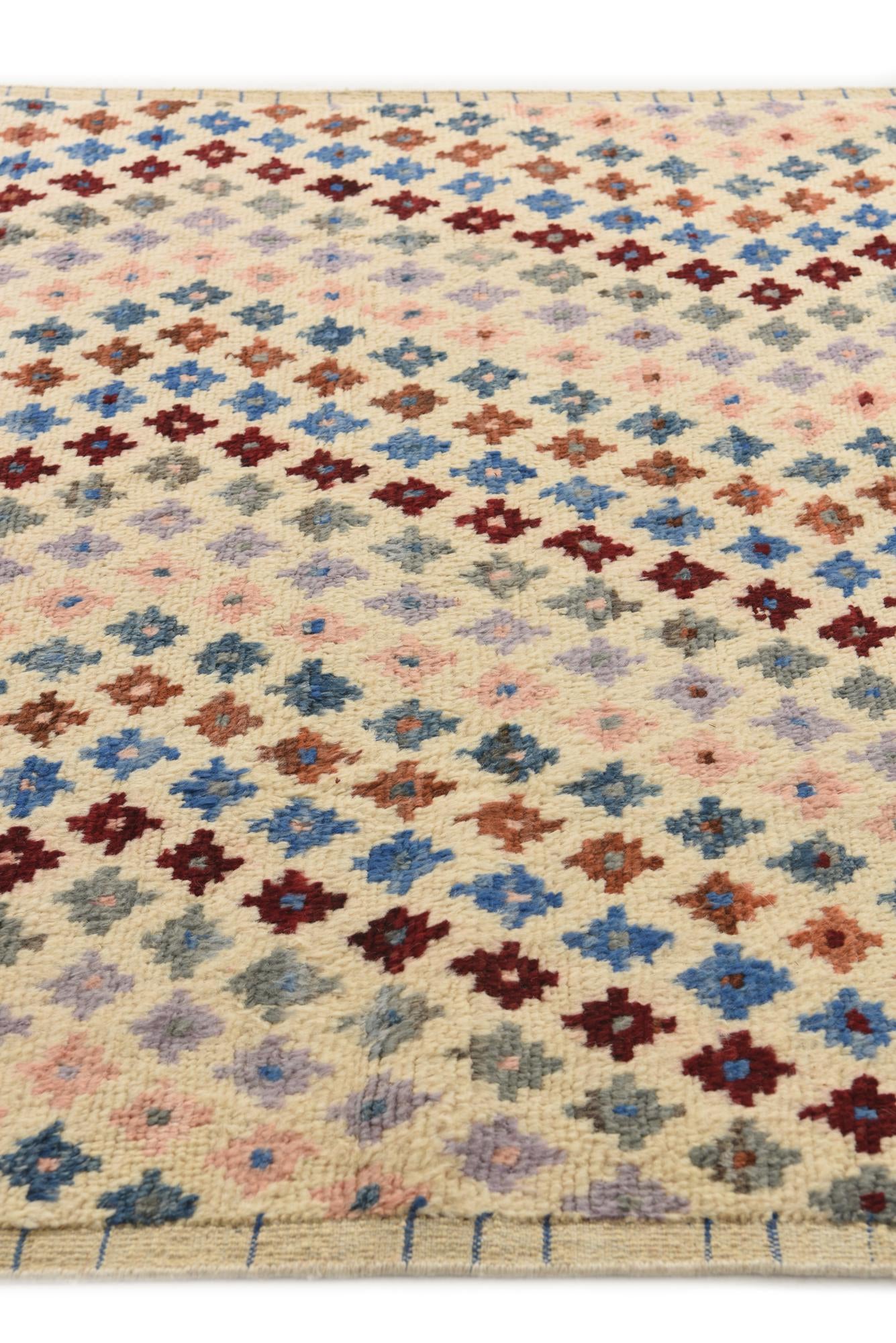 5' 6 x 8' 3 Hand Knotted Darya Wool Rug
