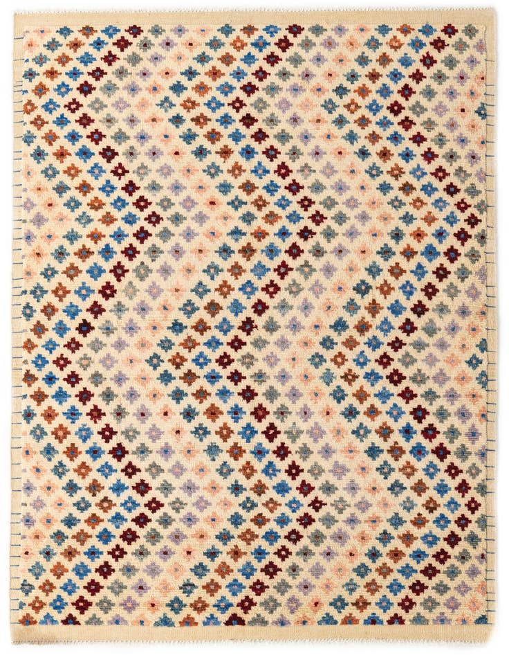 Detail image of 5' 6 x 8' 3 Hand Knotted Darya Wool Rug