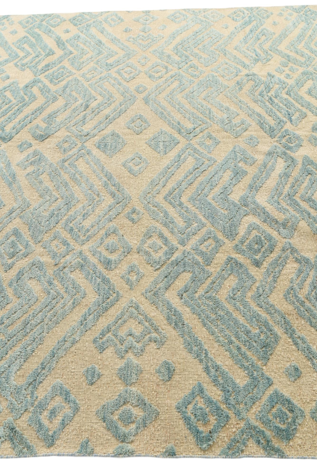 8' 4 x 10' 4 Hand Knotted Darya Wool Rug