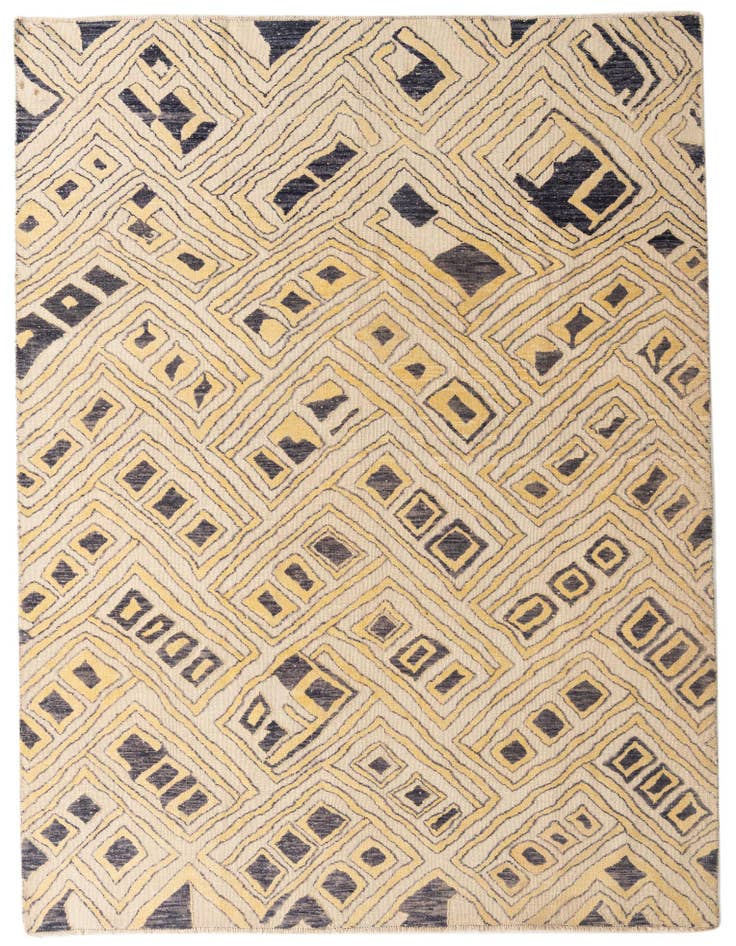 Detail image of 7' 9 x 10' 4 Hand Knotted Darya Wool Rug