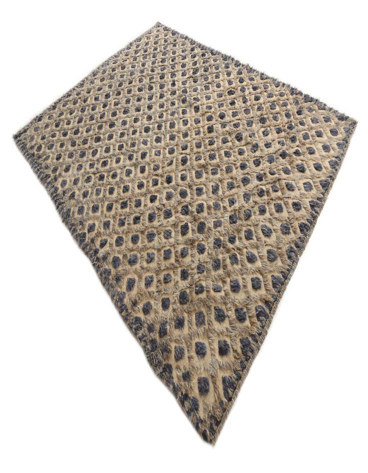 Detail image of 7' 10 x 10'  Hand Knotted Darya Wool Rug