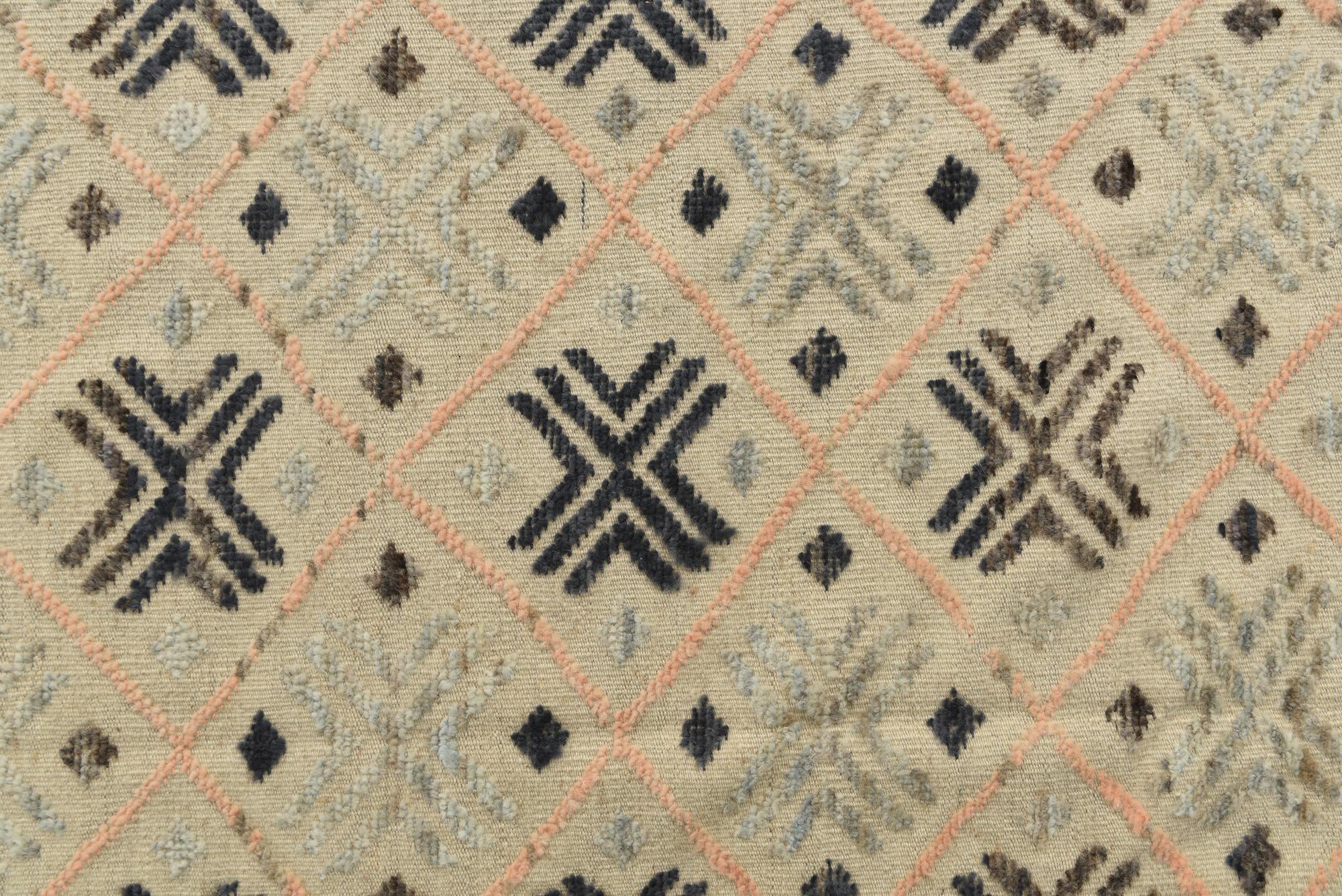 7' 8 x 10' 2 Hand Knotted Darya Wool Rug