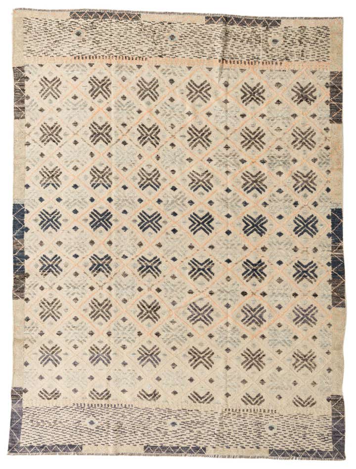 7' 8 x 10' 2 Hand Knotted Darya Wool Rug