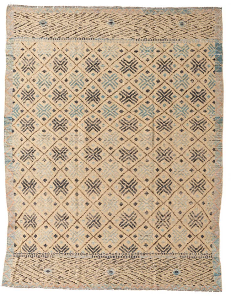 Detail image of 7' 8 x 10' 2 Hand Knotted Darya Wool Rug