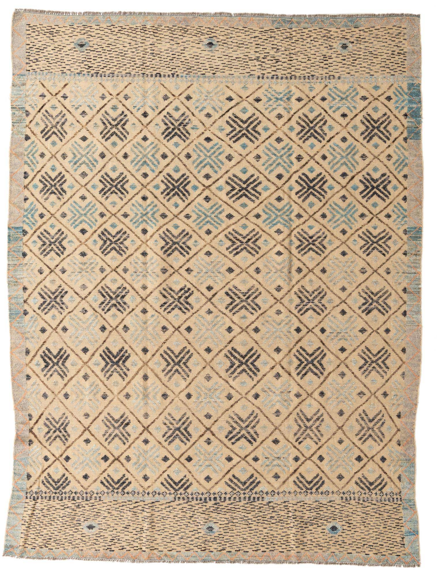 7' 8 x 10' 2 Hand Knotted Darya Wool Rug