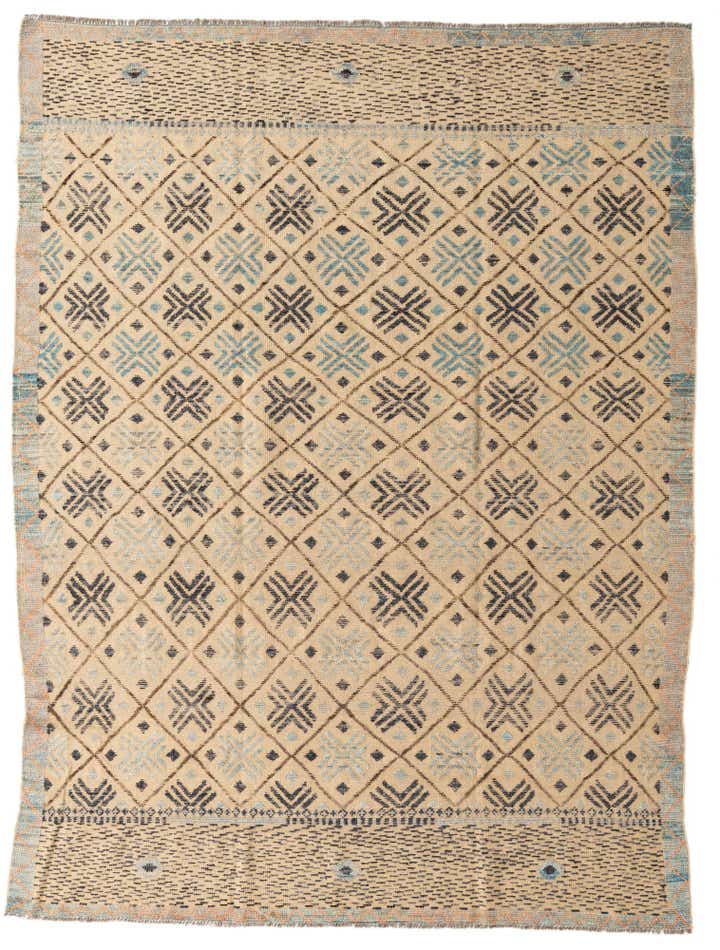 7' 8 x 10' 2 Hand Knotted Darya Wool Rug